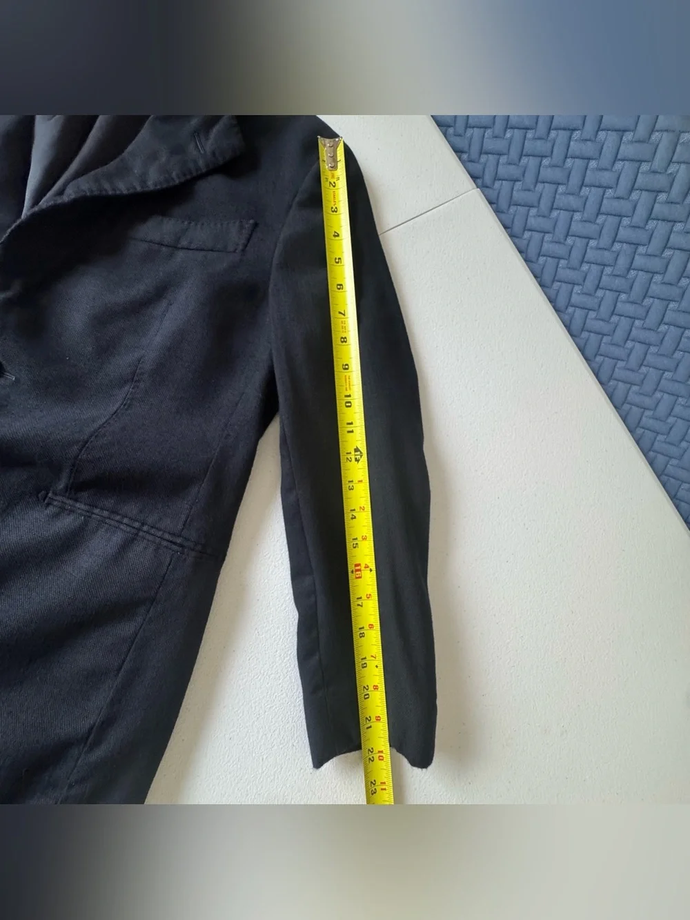 Suitsupply Size 36 Wool Navy  Blue Tailored Fit Super 130S HavanaSuit Jacket